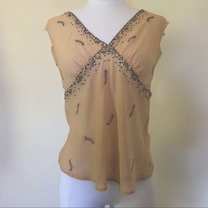 100% silk top Y2K